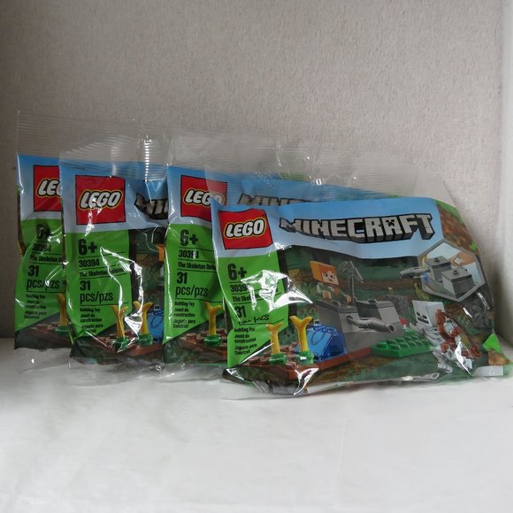 LEGO Minecraft 30394 The Skeleton Defense (31 Pcs), Lot of 4 - Picture 1 of 15